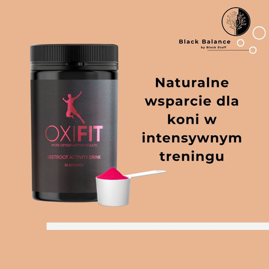OxiFit Beetroot Activity – naturalne wsparcie dla koni sportowych i aktywnych.